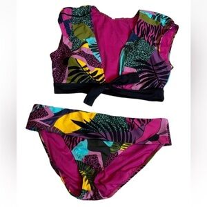 Bleu Rod Beattie Jungle book print 2 piece bikini / swimsuit Size 10